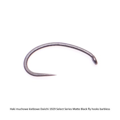 Haki muchowe kiełżowe Daiichi 1929 Select Series Matte Green fly hooks barbless